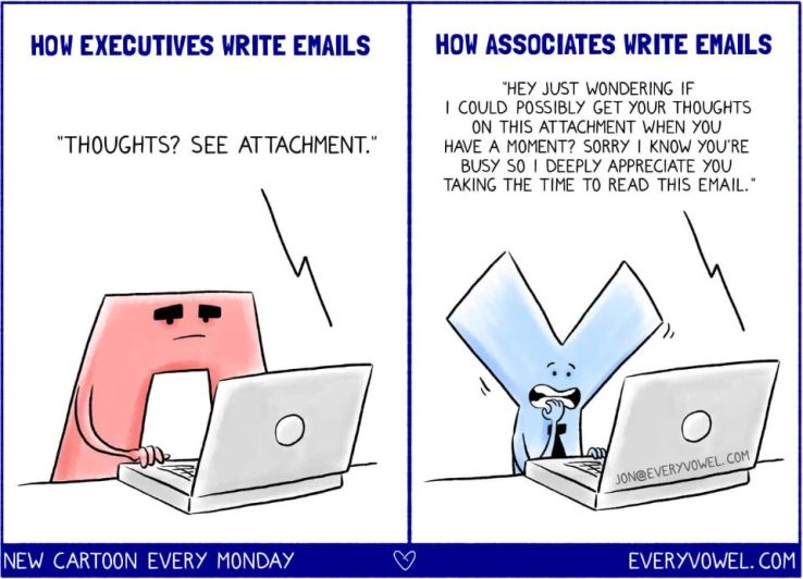 Executives get right to the point