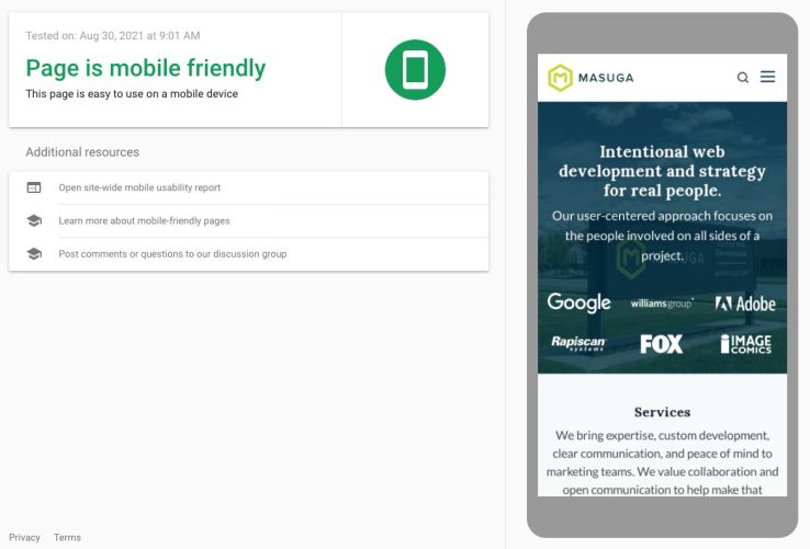 gomasuga.com is mobile friendly