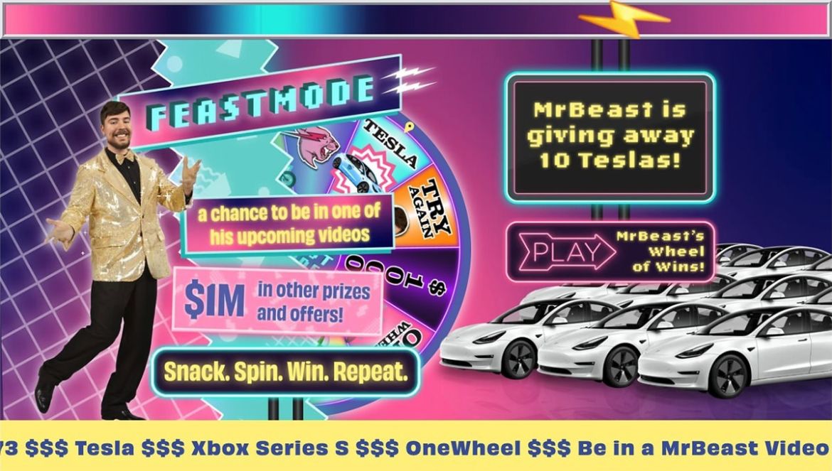 MrBeast Feastables Homepage Contest