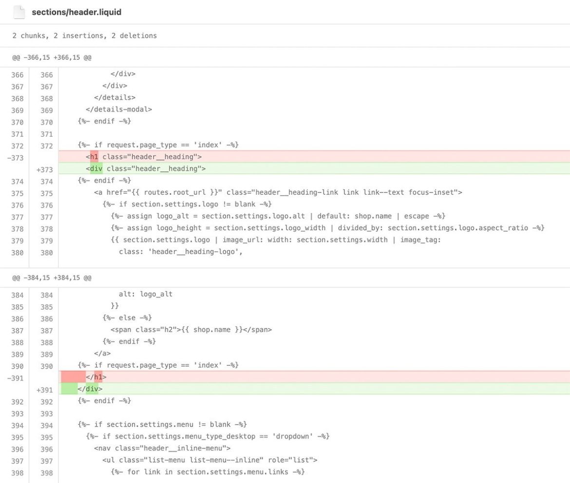 Update Shopify header to wrap logo in a div